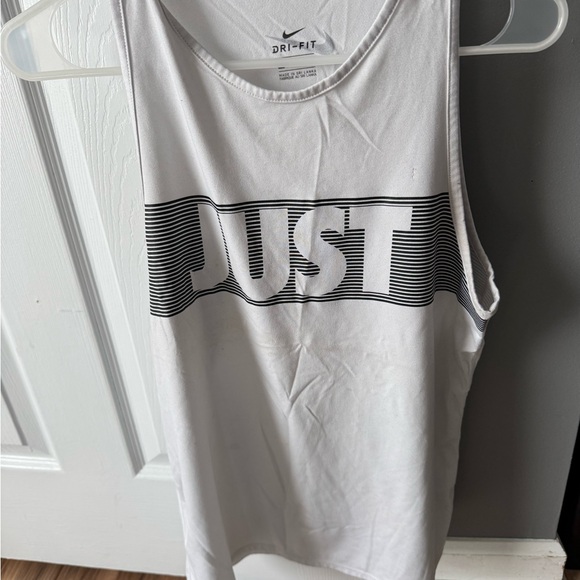 Nike Women's White Dri-FIT Tank Top - Picture 1 of 3